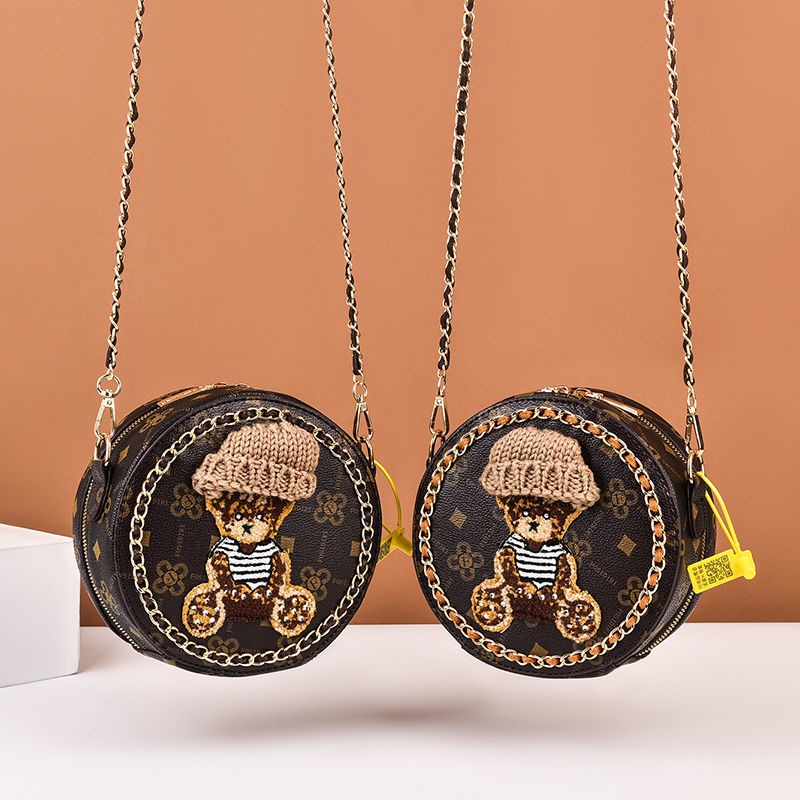 Túi Đeo Chéo Dây Xích Dáng Tròn Nhỏ Thời Trang Năm Mới 2022 Cho Nữ