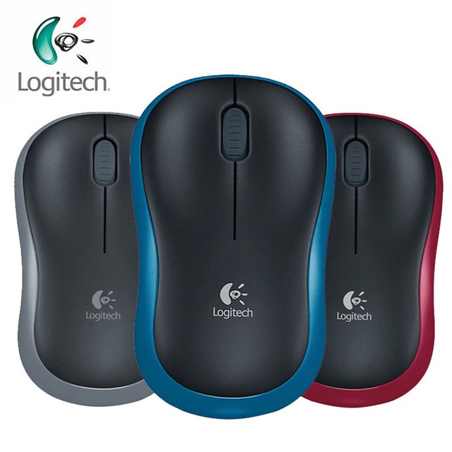 Chuột không dây Logitech M185 tiết kiệm pin nhấn êm DGW phân phối