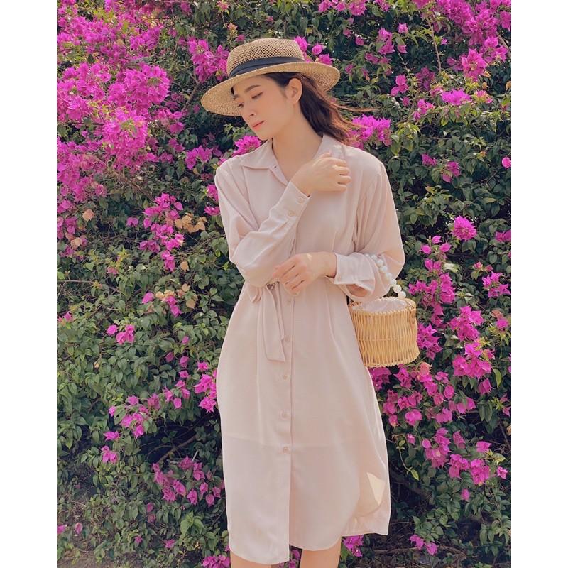[Mã LTP50 giảm 50000 đơn 150000] The19club - Váy sơ mi cotton Sandy
