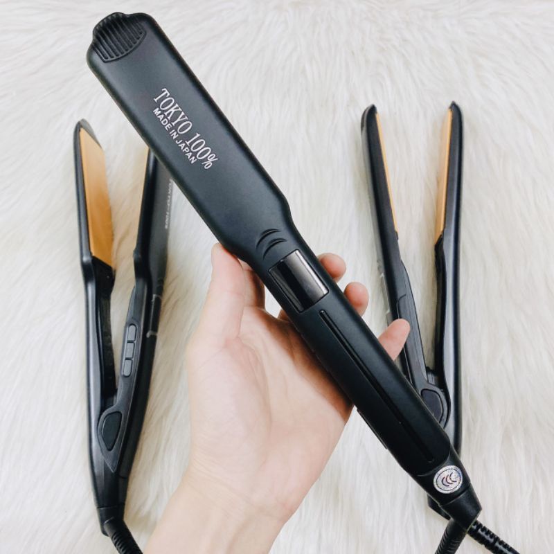 Máy là duỗi tóc bản sứ TOKYO có hiện thị đèn LED cao cấp, máy kẹp tóc thẳng cho salon ( bảo hàng 6 tháng)