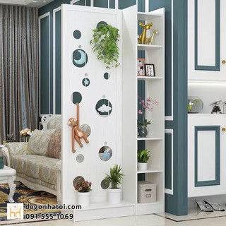 BÌNH PHONG HOA VĂN Ô TRÒN LIỀN 1 KỆ- Đồ Gỗ Nhà Tôi