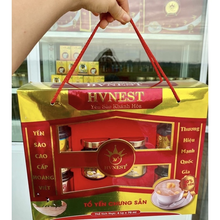 sét 6 hũ yến sào Hoàng Việt-30% yến tự nhiên-yến sào Hoàng Việt-khánh hoà | BigBuy360 - bigbuy360.vn