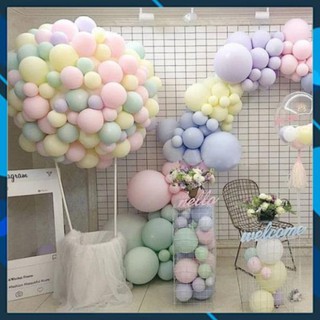 [Giá Sỉ] 10 quả Bóng Macaron-Pastel-bóng sữa size 10" =25cm