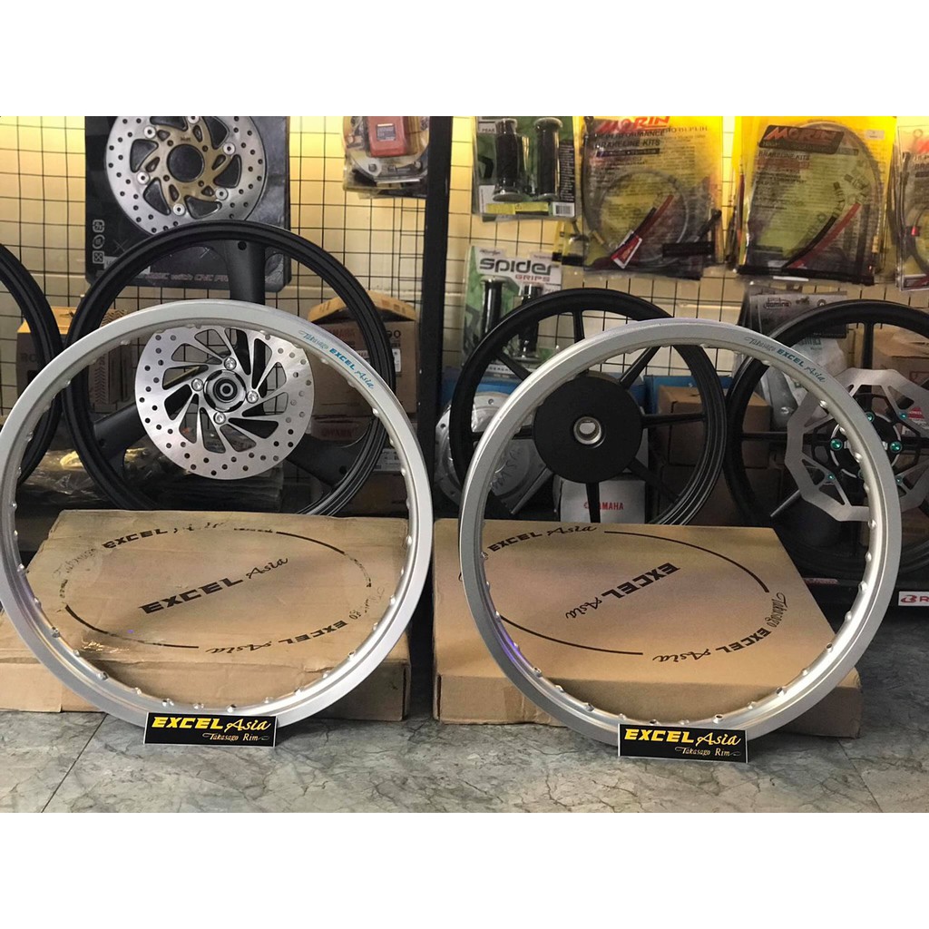 Niềng EXcel trắng và đen cho các dòng xe nhé bản 1.4 1.6