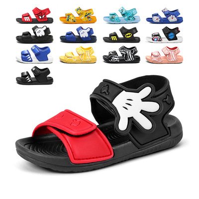 Dép sandal Disney siêu nhẹ siêu êm cho bé trai bé gái kiểu dáng ngộ nghĩnh chống trơn trượt an toàn cho bé