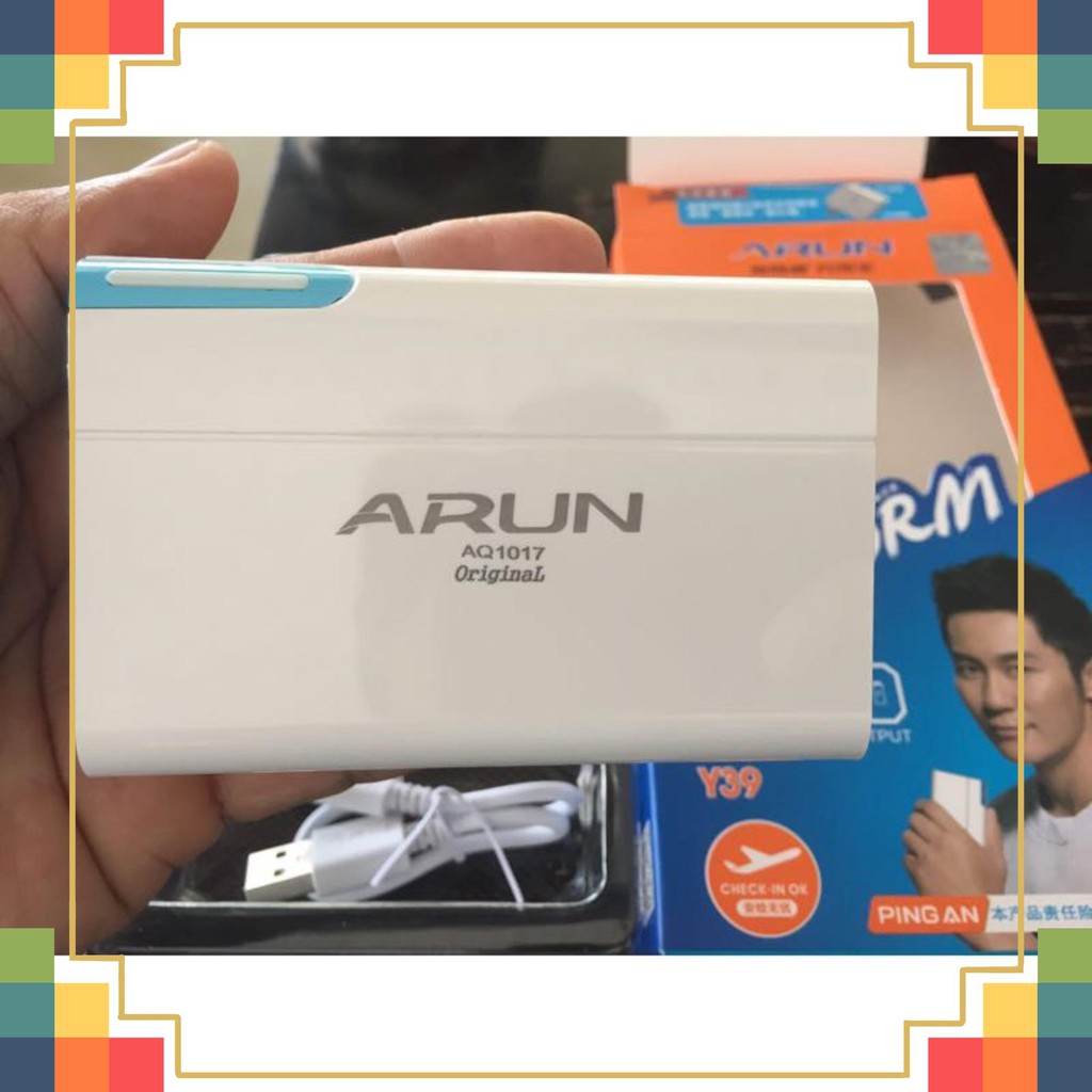 Pin sạc dự phòng Arun 8400mah - Original - Y39 *Loại Tốt*