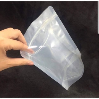 1kg túi zipper một mặt trong một mặt bạc đáy đứng