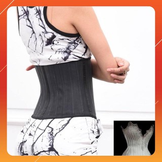 Đai Nịt Bụng  Latex 25 xương ngắn 24 cm ITALY