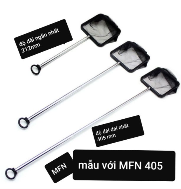 Vợt cá inox , cỡ nhỏ vợt betta