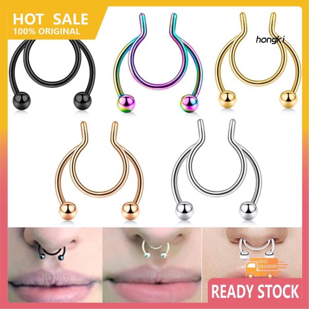 Khuyên Mũi Unisex Bằng Thép Không Gỉ Thời Trang