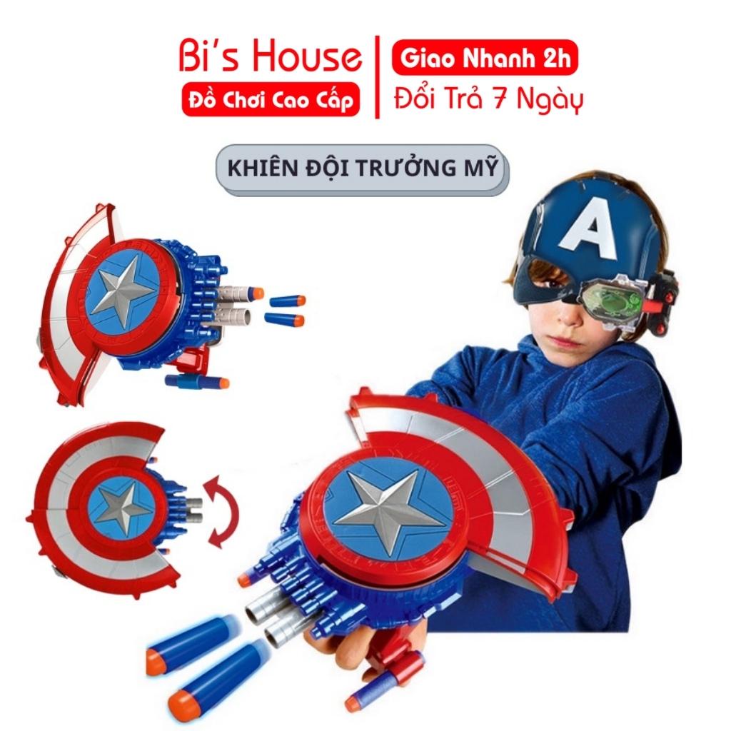 Đồ Chơi Khiên Đội Trưởng Mỹ Captain Marvel, Đồ Chơi Siêu Nhân Siêu Anh Hùng