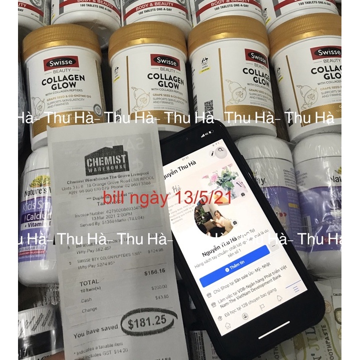 Collagen glow 120v/120g | Thế Giới Skin Care