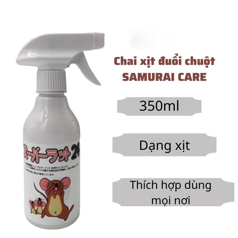 Bình xịt đuổi chuột hương bạc hà - xua đuổi chuột hiệu quả ở mọi nơi- xe hơi và nhà cửa