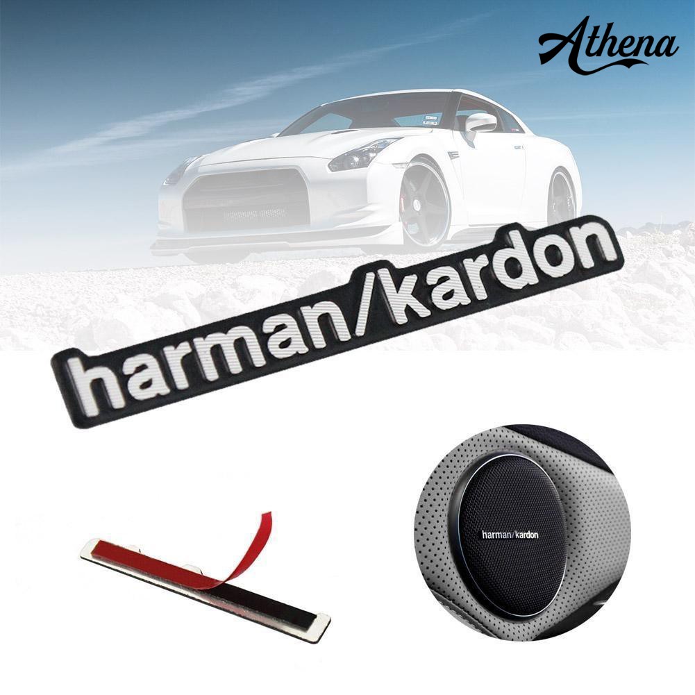 Set 5 Huy Hiện Dán Bằng Hợp Kim Nhôm 3D Thiết Kế Chữ harman/kardon Trang Trí Loa Âm Thanh