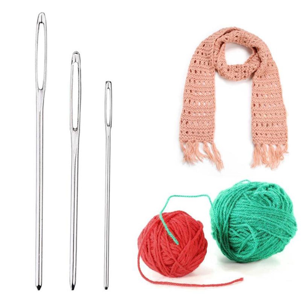 Set 9 kim đan len bằng thép không gỉ tiện dụng