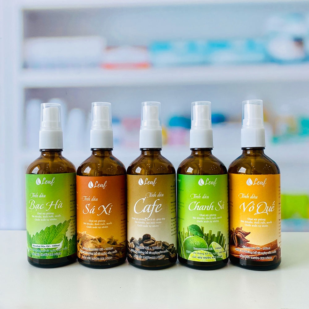 Tinh dầu Cafe nguyên chất, xịt phòng Leaf House