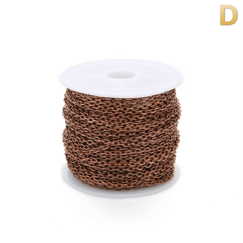 Cuộn Dây Hợp Kim 2x3mm Dài 10 Yard Dùng Làm Đồ Trang Sức Thủ Công