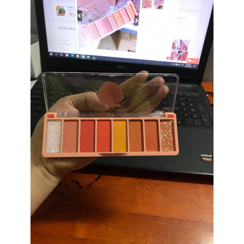 Bảng mắt 8 ô Pigment (vỏ cam) | BigBuy360 - bigbuy360.vn