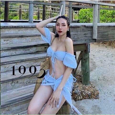 Bikini nhún bèo chất xốp cực xinh