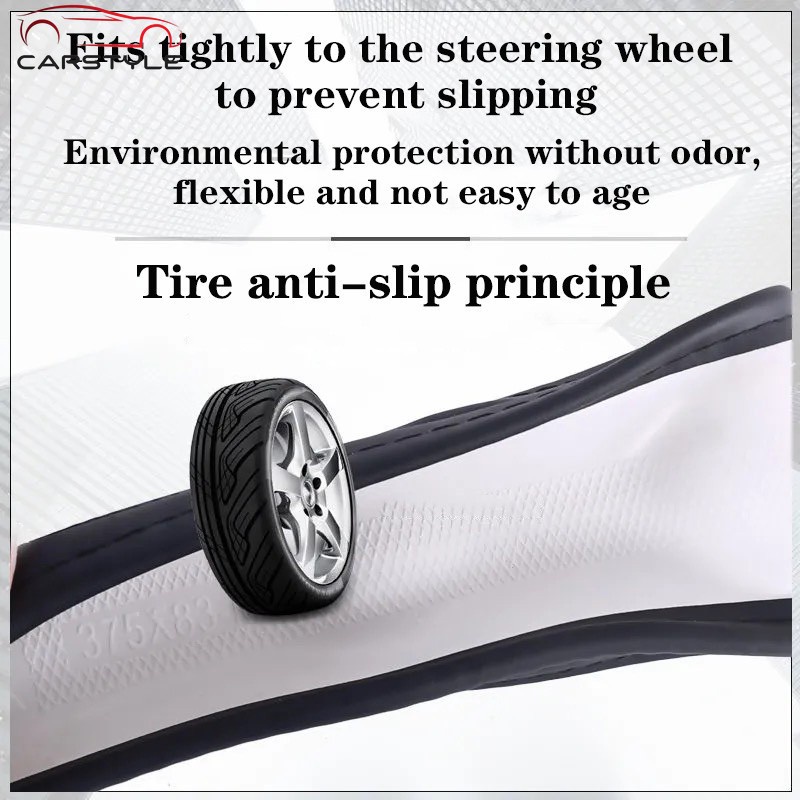 Vỏ Bọc Vô Lăng Xe Hơi Bằng Da Thoáng Khí Cho Suzuki Swift Grand Vitara Jimny Ertiga SX4 Alto Ciaz Dzire APV S-Cross XL7 Ignis Alivio Kizashi Cire 2018 2021