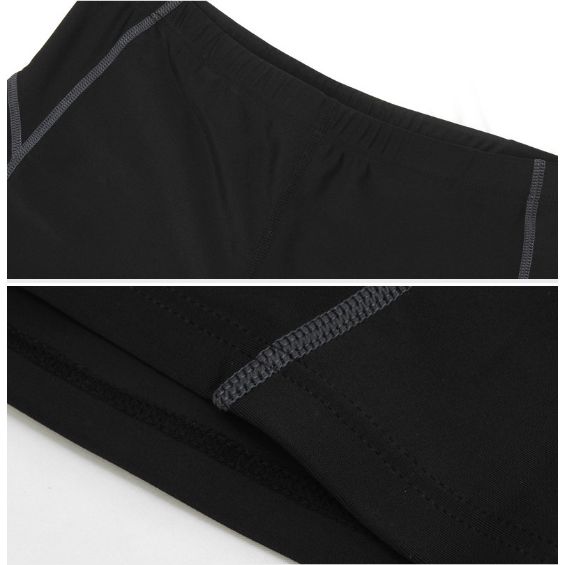 Quần bơi nam lửng form dài trên gối màu đen đơn giản, đồ bơi nam boxer QBL022 | BigBuy360 - bigbuy360.vn