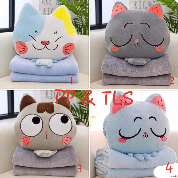 CHĂN GỐI VĂN PHÒNG & Ủ TAY 3 IN 1