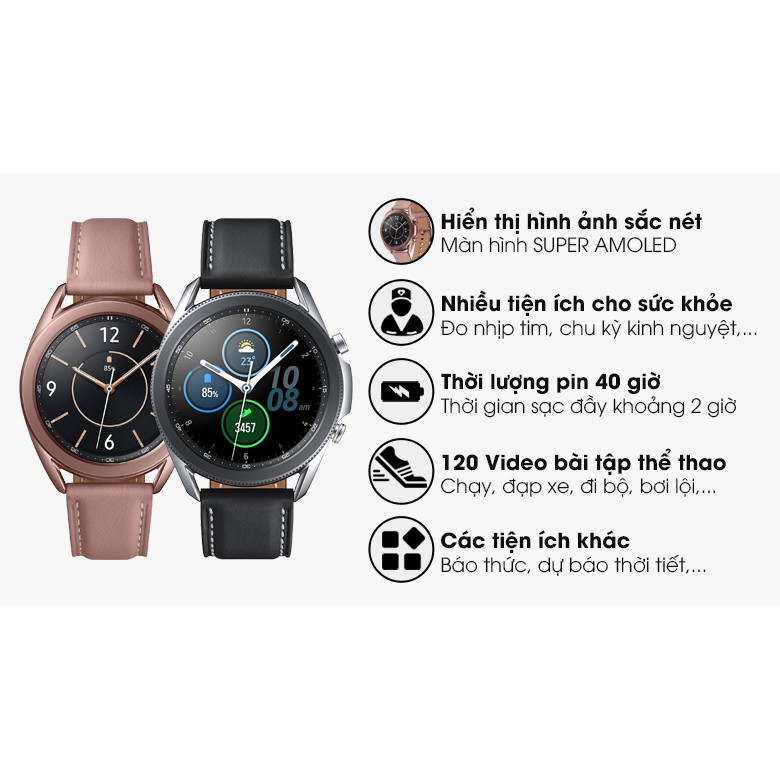 Đồng hồ thông minh Samsung Galaxy Watch 3 - Hàng Chính Hãng