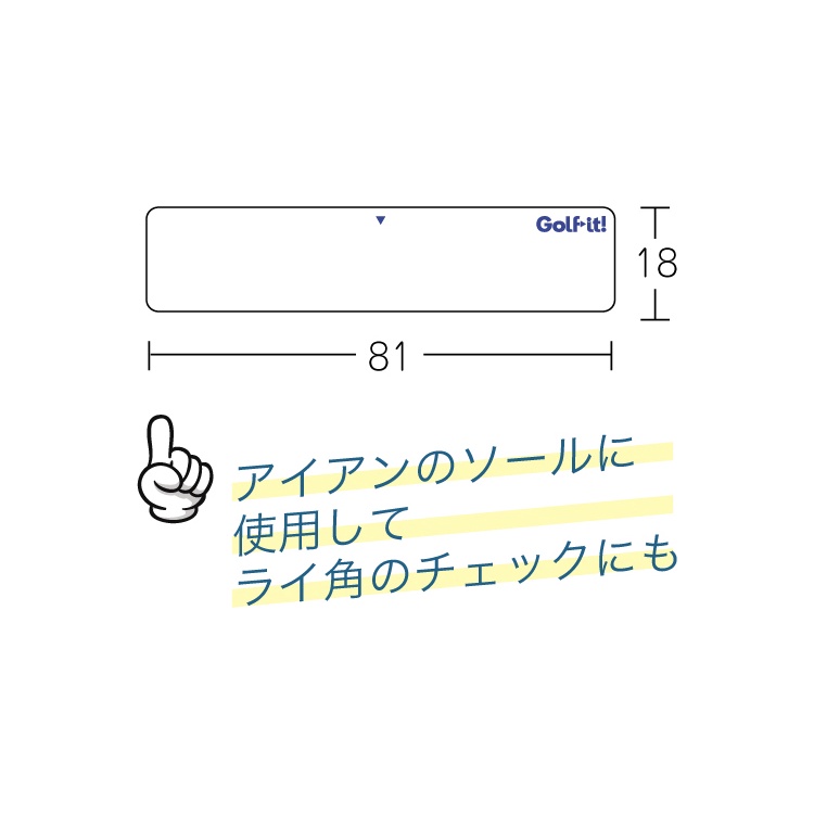 Miếng dán mặt gậy Golf - Golf Impact Maker sheet Daiya AS-421 AS-422- AS-423 G-93