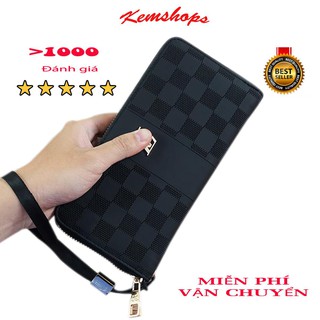 [MA11 hoàn xu 15% đơn từ 150k] [Mẫu Hot] Ví Cầm Tay Nam Nữ Hàng Hiệu , Ví Dài Nam Hàng Cao Cấp