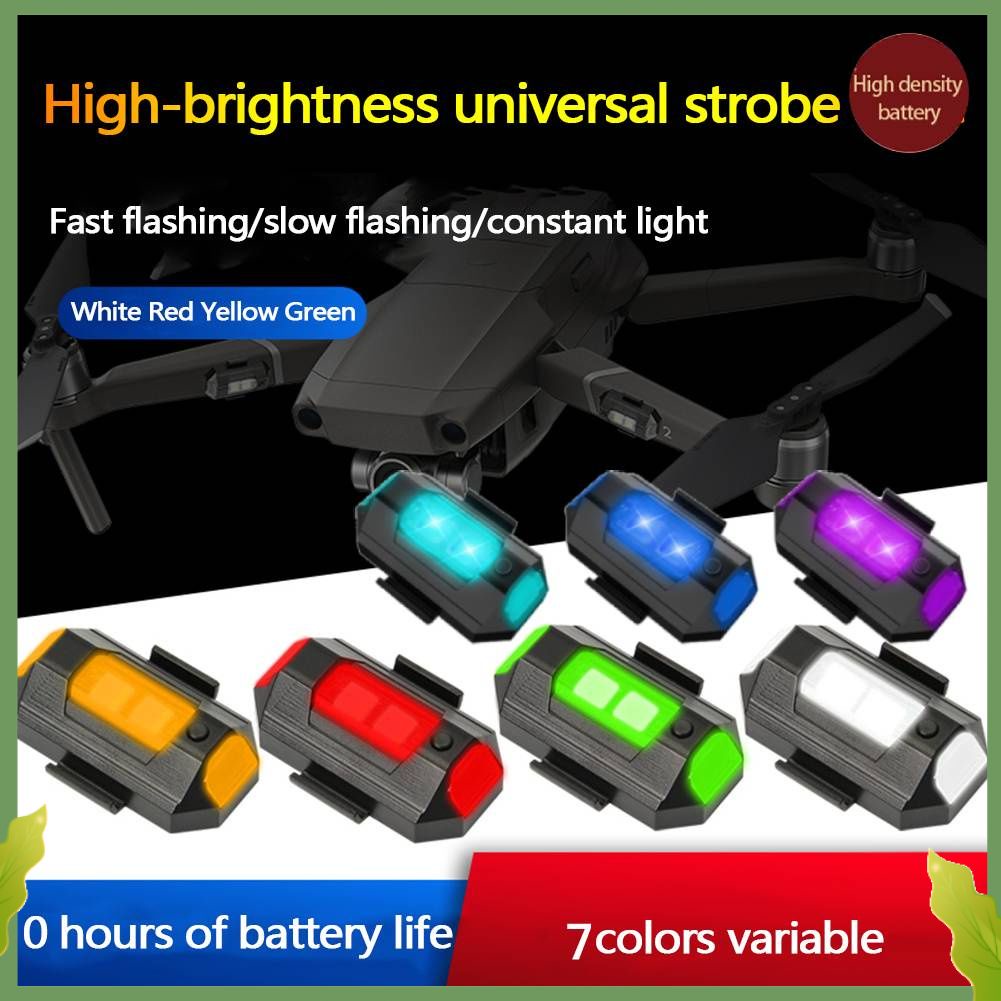 ⚡Tàu 12h⚡LED Xe Máy đèn flash cảnh báo ánh sáng bay không người lái máy bay hạng nhẹ USB sạc nâng cấp có thể sạc lại mô hình máy bay cánh cố định stunninging