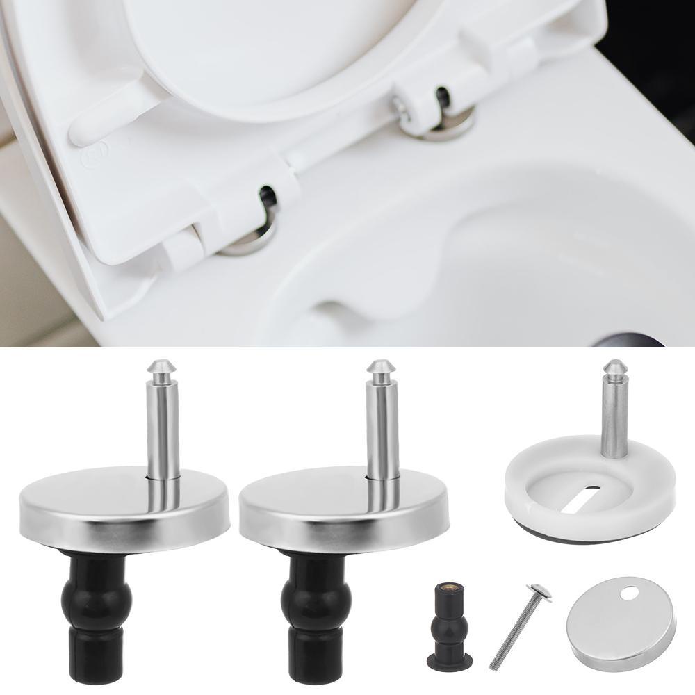 Set 2 Bản Lề Cửa Toilet Bằng Chrome Tiện Dụng