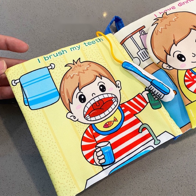 [Me&amp;Bé] SÁCH VẢI GIÁO DỤC ĐẦU ĐỜI CHO BÉ NHỮNG HOẠT ĐỘNG HẰNG NGÀY BỔ ÍCH