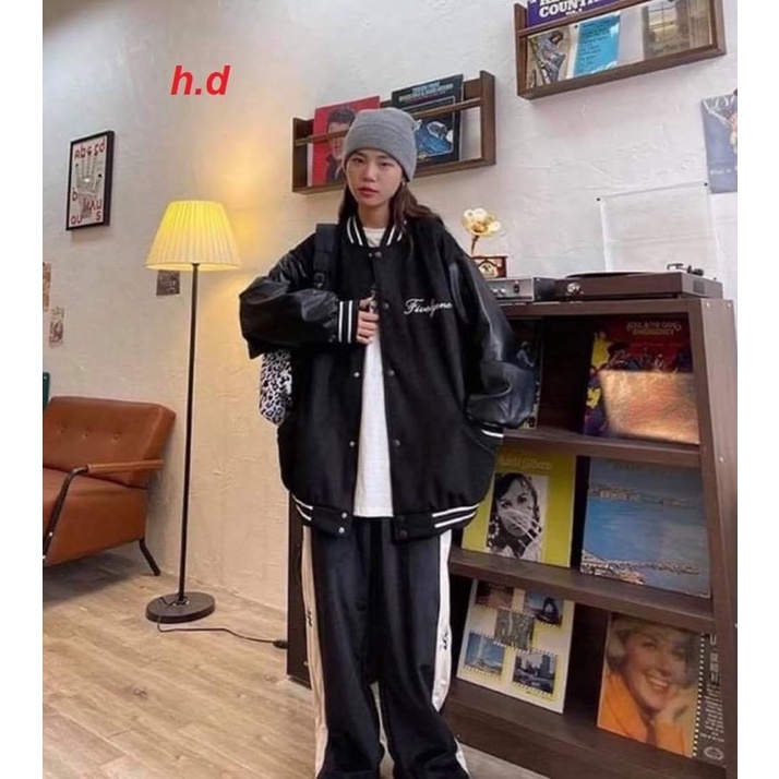 Áo bomber bóng vòng tròn TH6