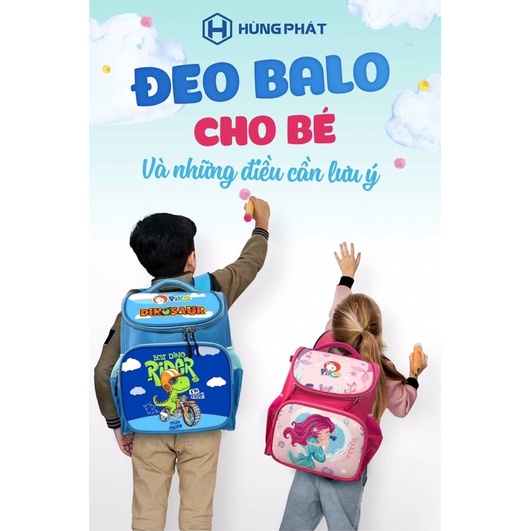 Cặp balo chống gù lưng cho bé 💗