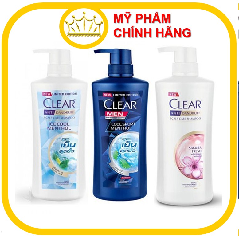 Dầu gội Clear Thái Lan 450ml/480ml