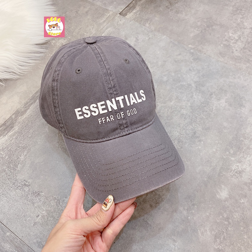 Mũ lưỡi trai Essentials unisex nhiều màu chất cotton mềm mại hot trend