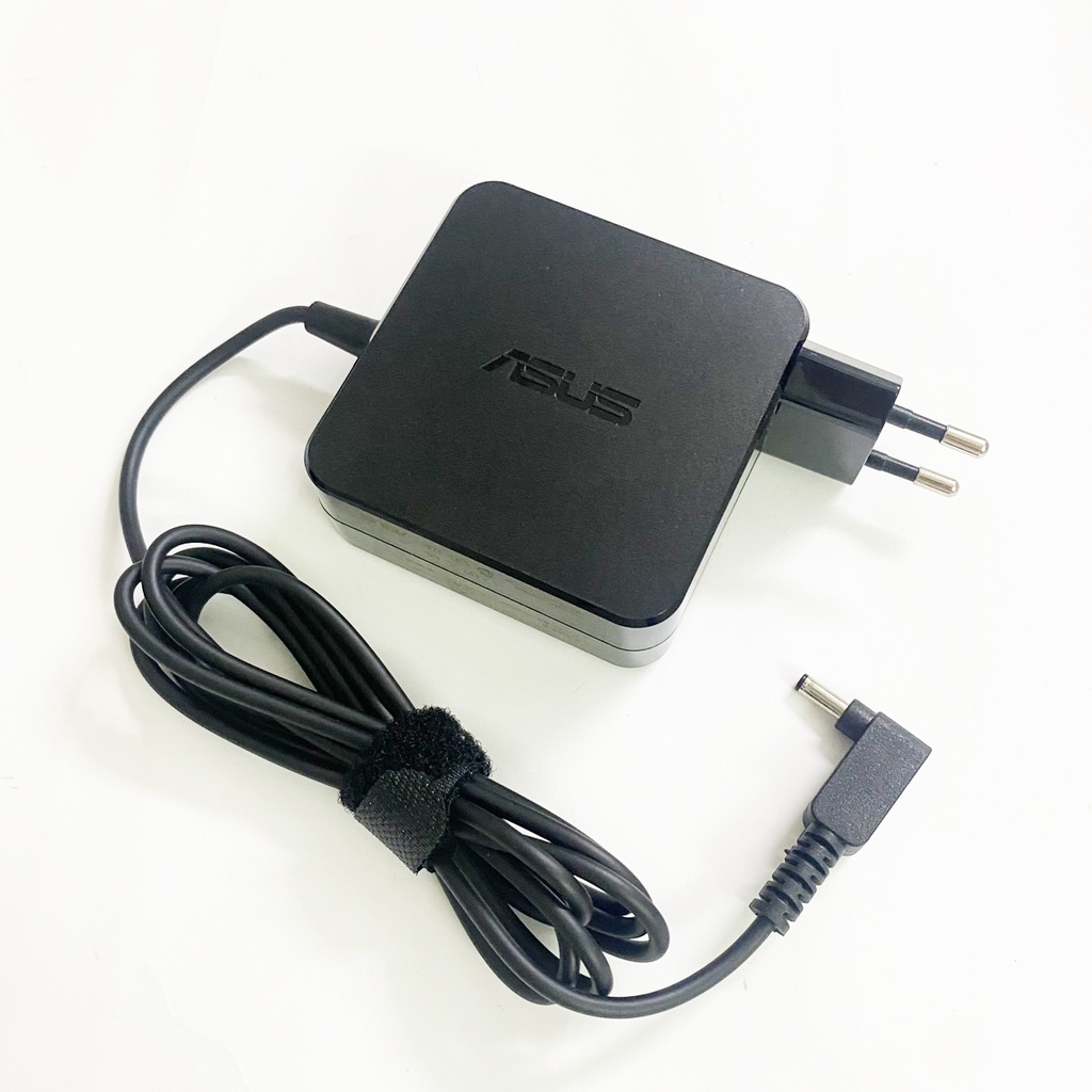 Sạc Laptop Asus củ vuông chân nhỏ chính hãng 19V – 3.42A , adapter Asus chân nhỏ 4.0mm x 1.35mm