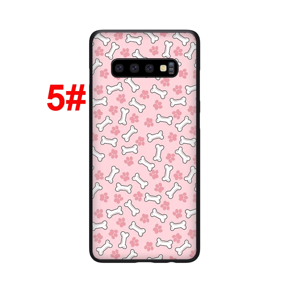 Ốp điện thoại silicon hình bàn chân cún cho Samsung Galaxy S10E S6 S7 Edge S8 S9 S10 Plus