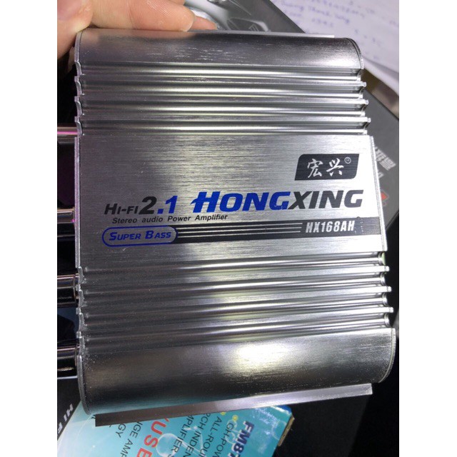 [NK] Bộ ampli HongXing HX168AH siêu trầm 12V 300W - không kèm nguồn