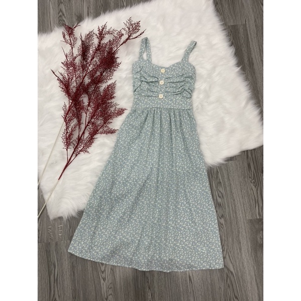 Váy hoa nhí 2 dây bản to