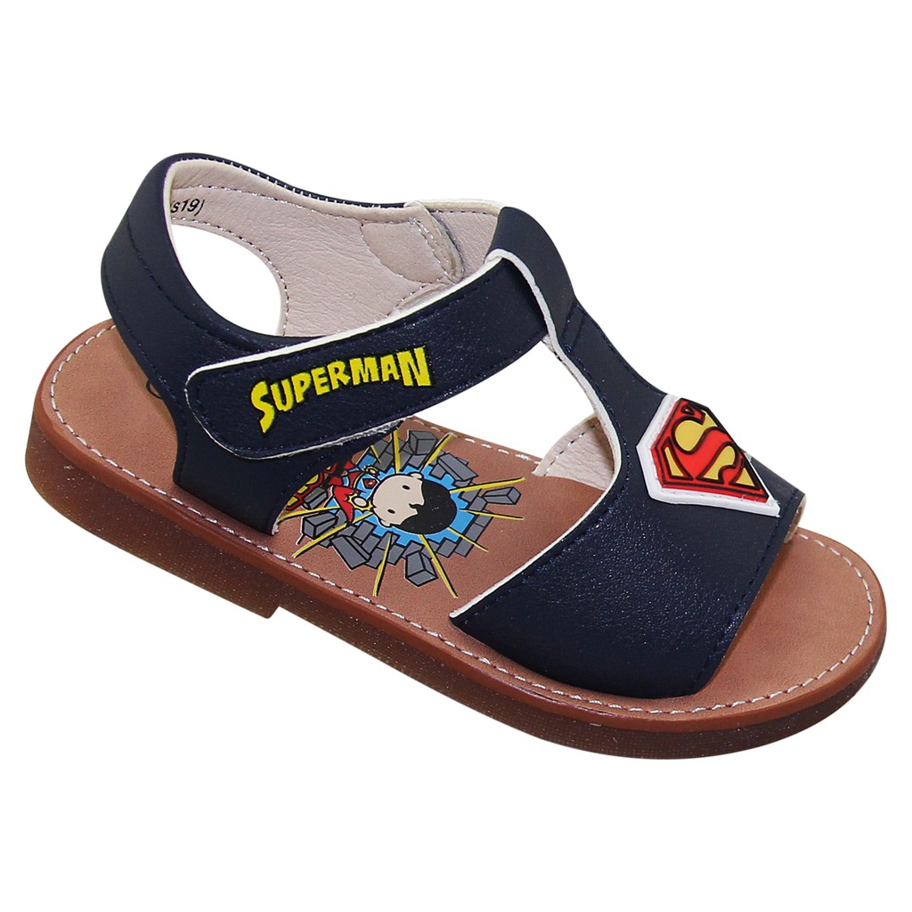 Sandal Bita's bé trai SJIB.02 (Trắng + Navy + Đỏ)