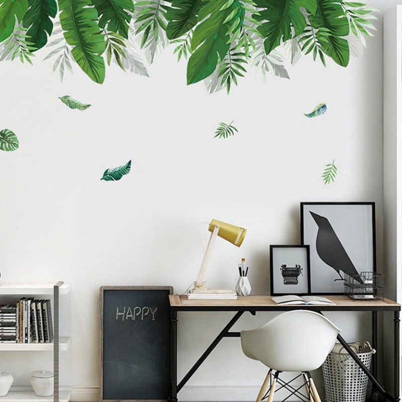 Decal Dán Tường Hình Lá Cây Nghệ Thuật