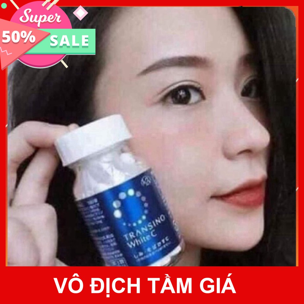 GIÁ VÔ DỊCH TRANSINO XANH 120 Viên - Viên Uống Trị_Nám, Trắng_Da Transino White C Nhật Bản GIÁ VÔ DỊCH