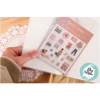 SET STICKER BEAUTY LIFE