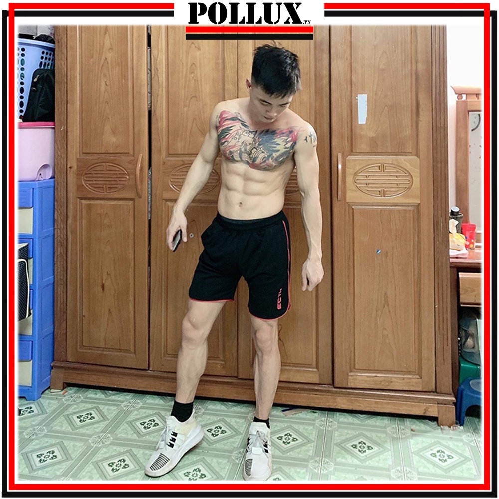 Quần đùi thể thao nam 𝐄𝐂𝐇𝐓 tập gym đi dạo đi biển bơi lội - 𝐏𝐨𝐥𝐥𝐮𝐱