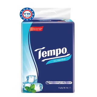 Lốc 4 gói khăn giấy rút tempo icy menthol 4 lớp