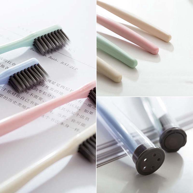 Bàn Chải Đánh Răng Lông Bằng Than Tre Chất Lượng Cao Dành Cho Người Lớn Và Trẻ Em