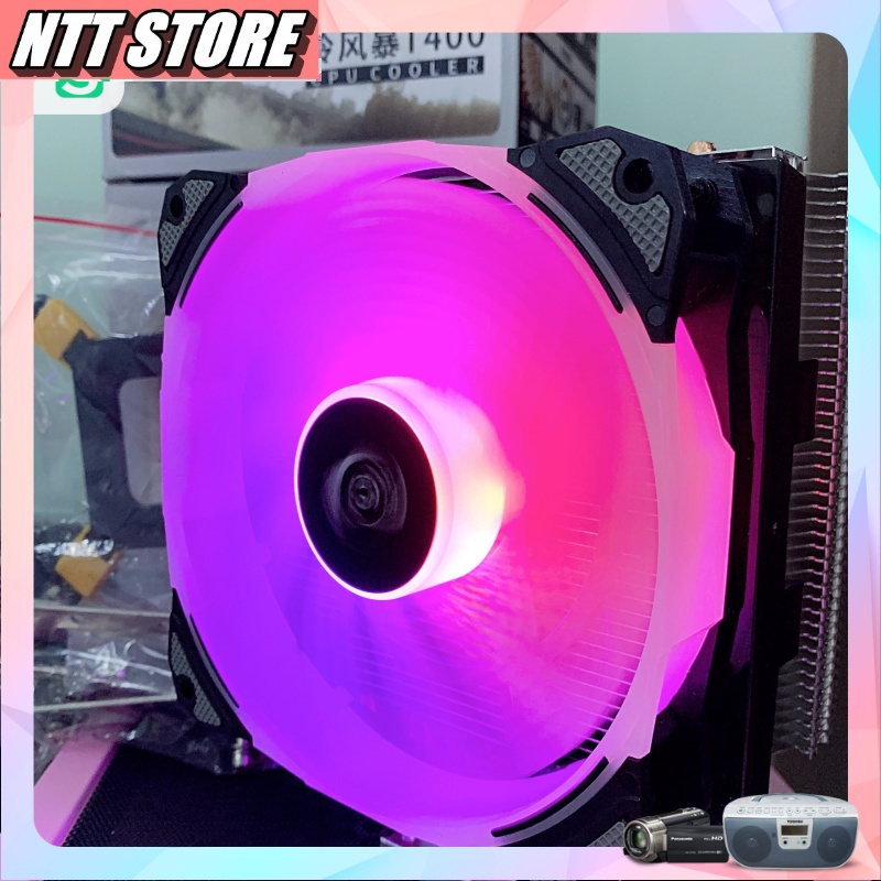 Tản Nhiệt làm mát CPU T400 Led RGB- Hỗ Trợ SK AMD và Intel 2011,.. - NTT Store