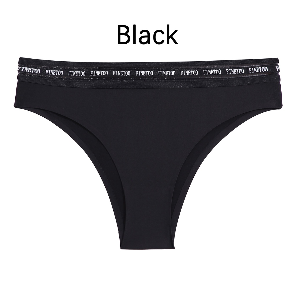 Quần lót CUTEBYTE không lộ đường may mềm mại lưng thấp màu trơn gợi cảm cho nữ