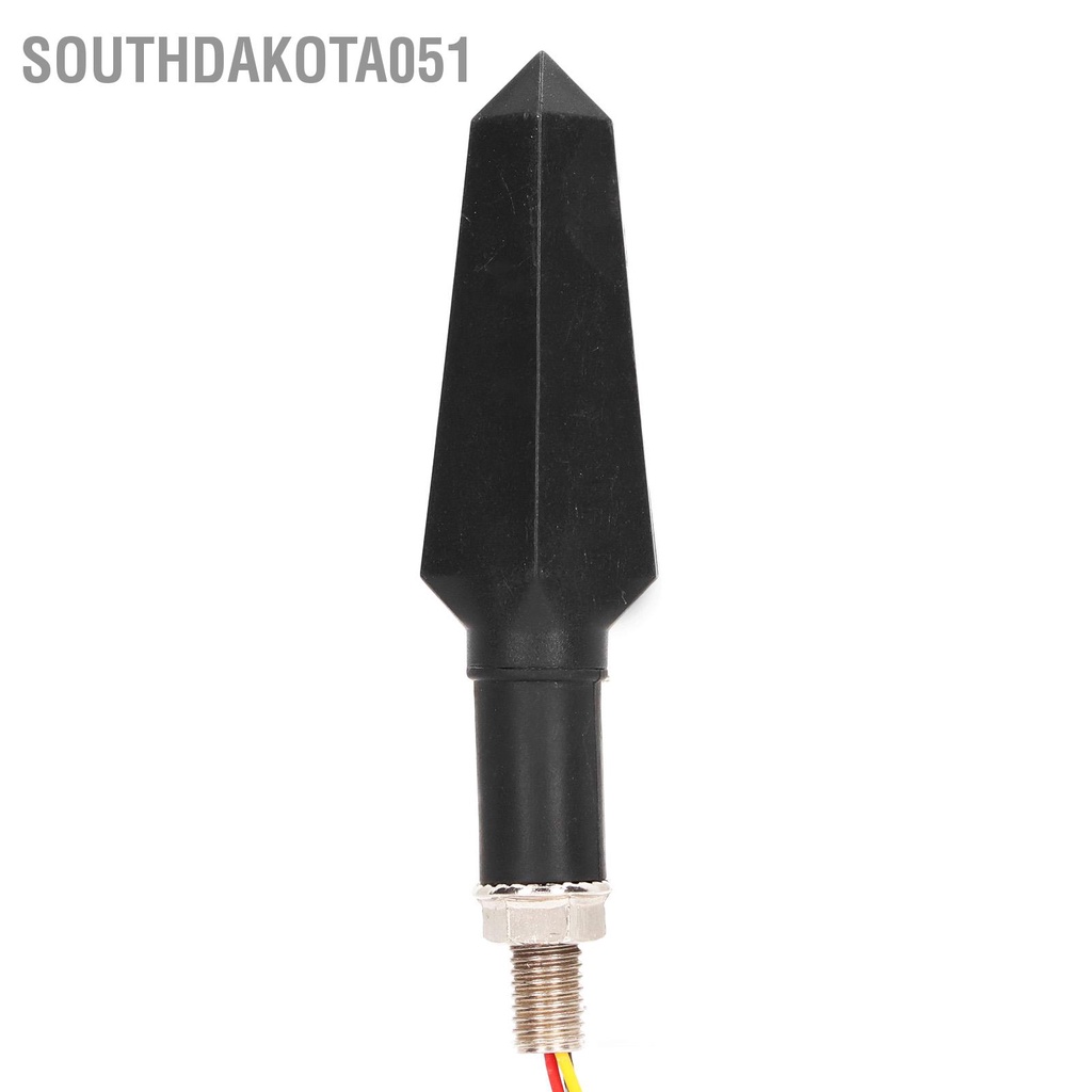 Southdakota051 4PCS Xe máy Y Hình dạng Dòng chảy Đèn tín hiệu LED Ánh sáng kép Màu IP66 Chống thấm nước Phổ biến